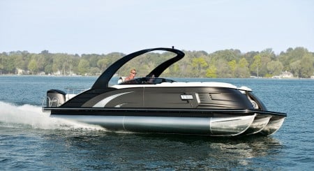 Luxury Pontoon Boats 2572 Fiberglass QX e1476149599710